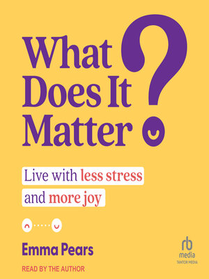 cover image of What Does It Matter?